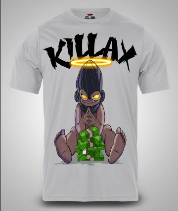 Tricou bărbați Killax Baby GRI