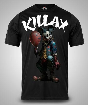 Tricou Bărbați Joker Mickey NEGRU