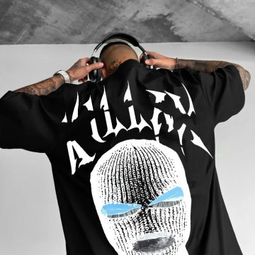 Tricou Bărbați KILLAX MASK 5 OVERSIZED