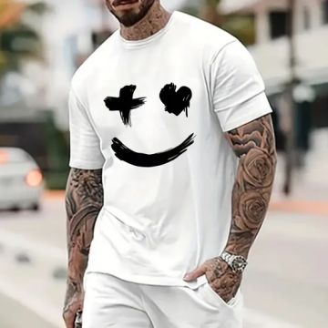 Tricou Bărbați X FACE 1 Alb