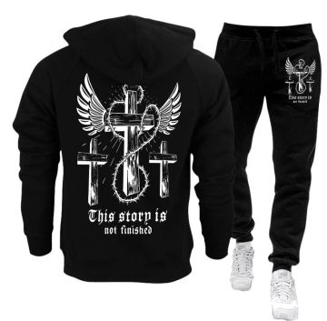 Set trening bărbați (hanorac și pantaloni) - 81