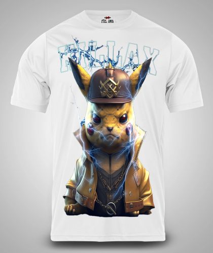 T-shirt Ανδρικό KILLAX PIKACHU WHITE