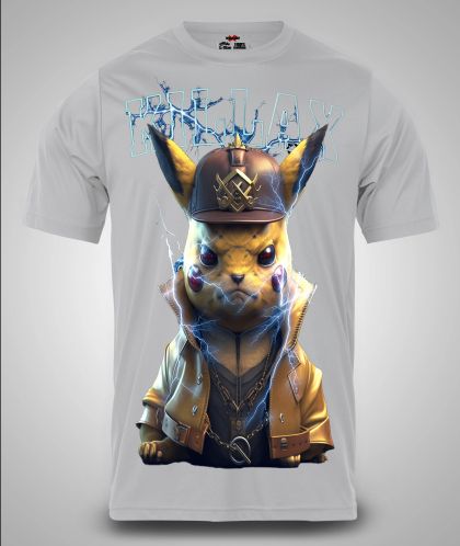 Tricou bărbați KILLAX PIKACHU GRI