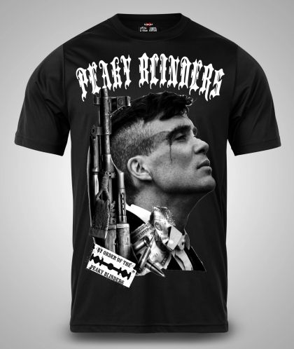 Ανδρικό T-Shirt Peaky Blinders ΜΑΥΡΟ