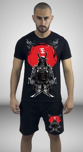 Еchipament sportiv pantaloni scurți SAMURAI 3 NEGRU