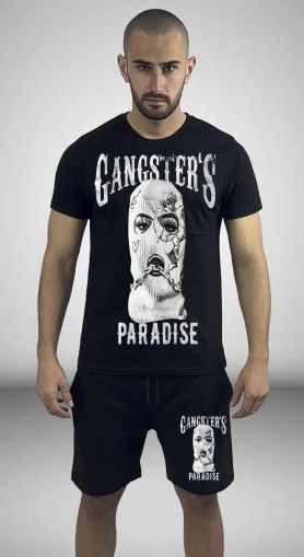 Еchipament sportiv pantaloni scurți GANGSTER PARADISE NEGRO