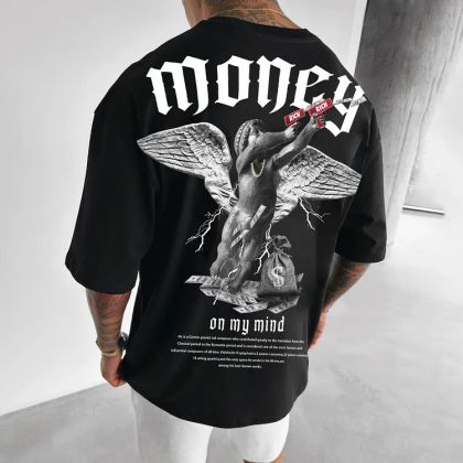 MONEY ON MY MIND Ανδρικό T-Shirt OVERSIZED