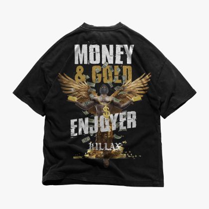 Tricou Bărbați Money Enjoyer Oversized