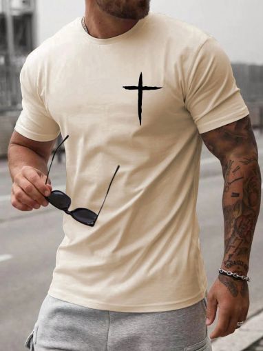 Tricou Bărbați CROSS 4 Khaki