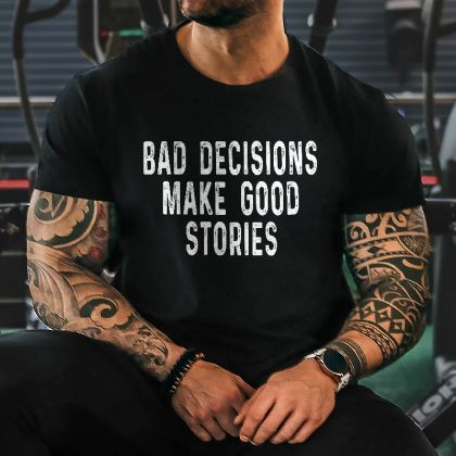 Tricou Bărbați Bad Decision