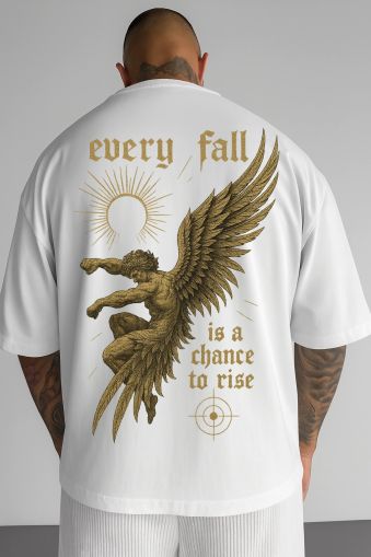 Ανδρικό T-shirt MAKAVELI ΓΚΡΙ OVERSIZED