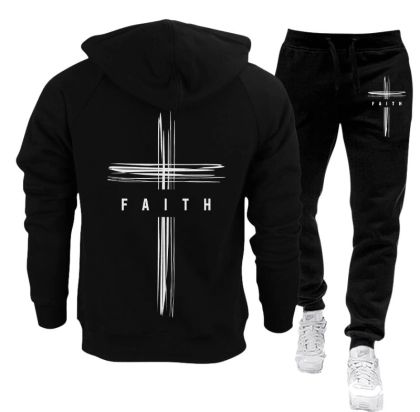 Set trening bărbați (hanorac și pantaloni) - 112