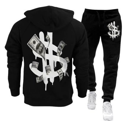 Set trening bărbați (hanorac și pantaloni) - 129