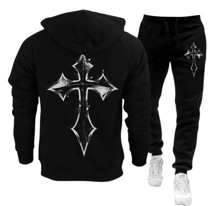 Set trening bărbați (hanorac și pantaloni) - 67