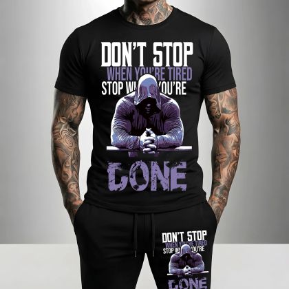 Echipă sportivă masculină (trening și tricou) – Dont Stop
