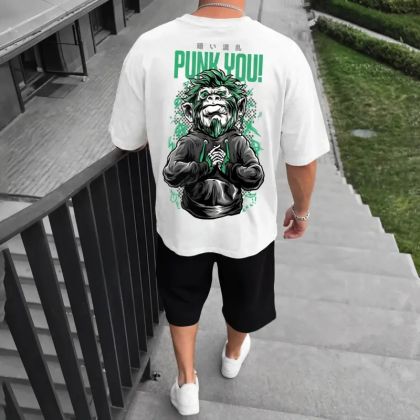 Еchipament sportiv pantaloni scurți Punk You ALB