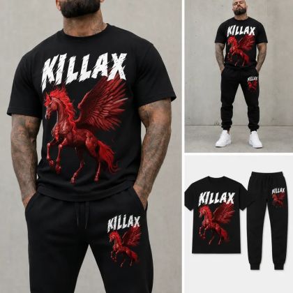 Echipă sportivă masculină (trening și tricou) – RED UNICORN