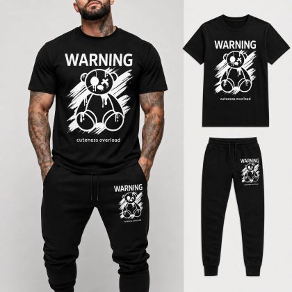 Echipă sportivă masculină (trening și tricou) – WARNING BEAR