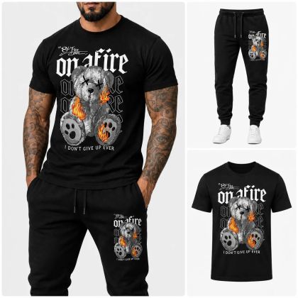 Echipă sportivă masculină (trening și tricou) – On Fire