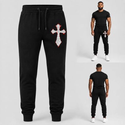 Pantaloni sport pentru bărbați / Pantaloni de trening - ONLY GOD CAN JUDGE ME