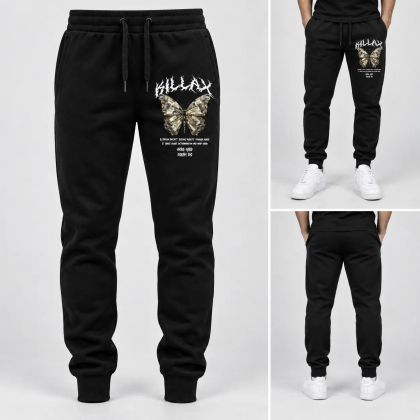 Pantaloni sport pentru bărbați / Pantaloni de trening - KILLAX BUTTERFLY