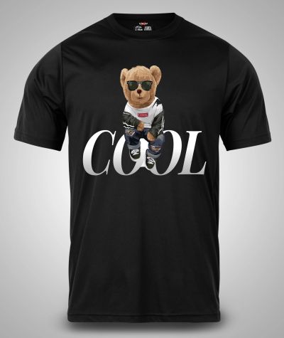 Мъжка тениска Cool Bear ЧЕРНА