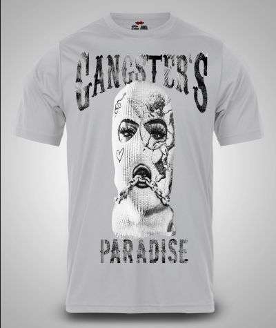 Tricou bărbați Gangster Paradise GRI