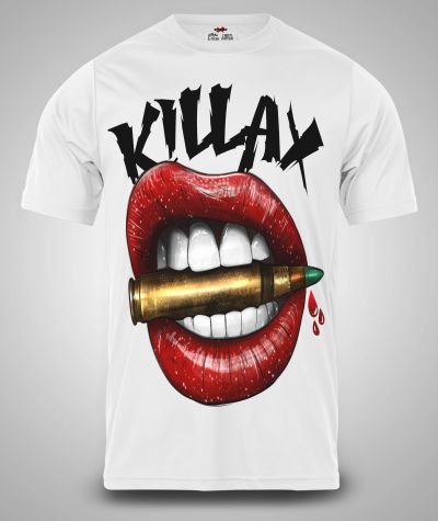 Ανδρικό T-Shirt Killax Bullet ΛΕΥΚΟ