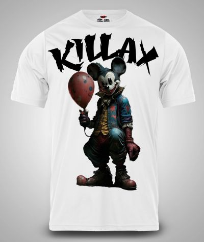 Tricou Bărbați  Joker Mickey ALB