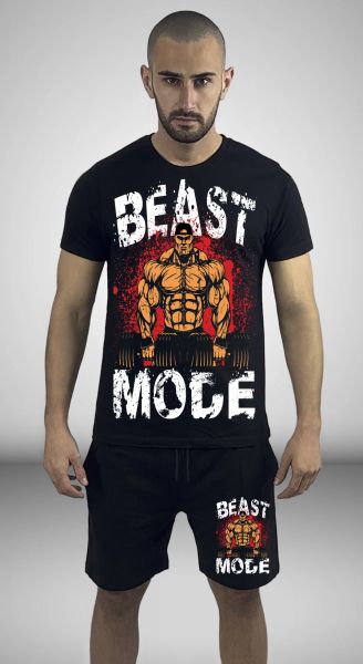 Еchipament sportiv pantaloni scurți BEAST MODE NEGRO