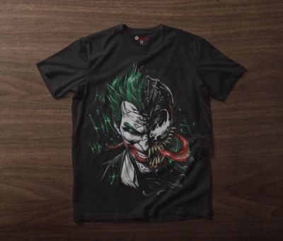 Ανδρικό T-shirt JOKER VENOM BLACK