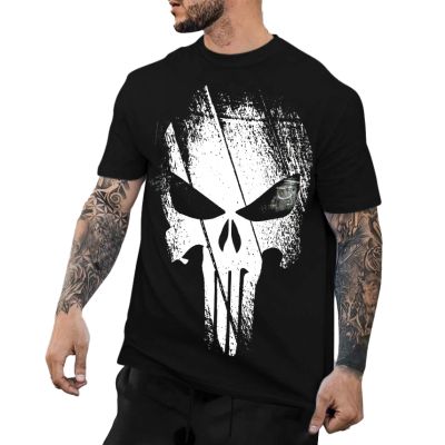 Tricou Bărbați SKULL 2 NEGRU