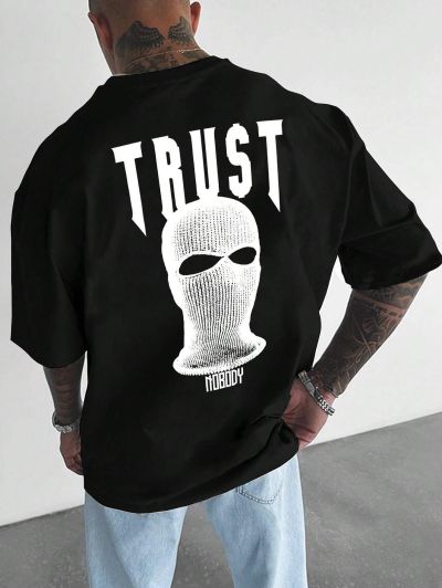 Tricou Bărbați Trust Nobody Oversized