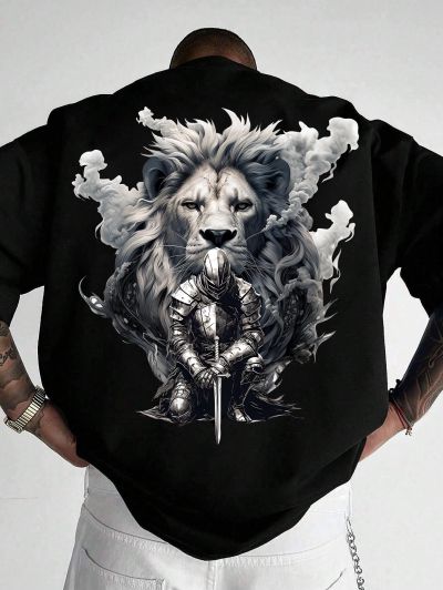 Tricou Bărbați LionWarrior Oversized