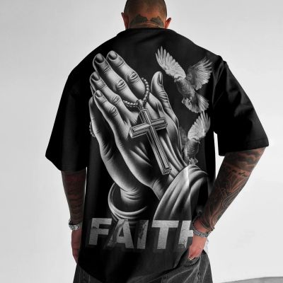 Tricou Bărbați Faith #2 OVERSIZED