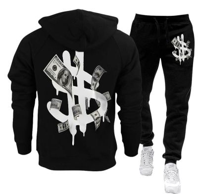 Set trening bărbați (hanorac și pantaloni) - 129