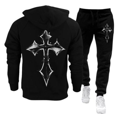 Set trening bărbați (hanorac și pantaloni) - 67