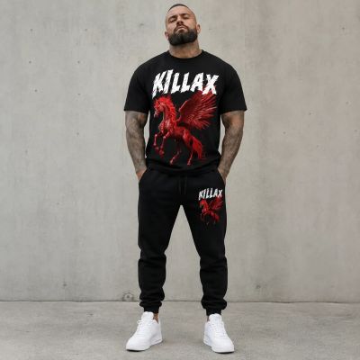 Echipă sportivă masculină (trening și tricou) – RED UNICORN