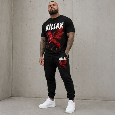 Echipă sportivă masculină (trening și tricou) – RED UNICORN