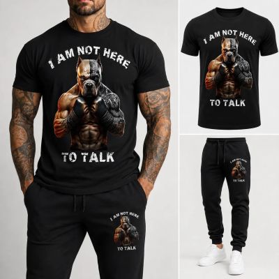 Echipă sportivă masculină (trening și tricou) – NOT HERE TO TALK