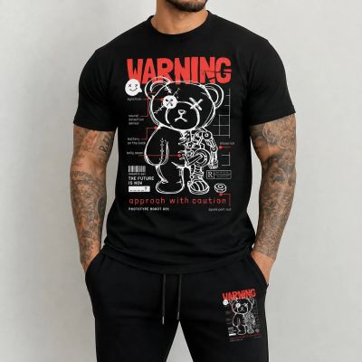 Echipă sportivă masculină (trening și tricou) – WARNING