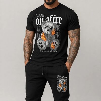 Echipă sportivă masculină (trening și tricou) – On Fire