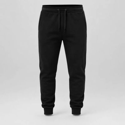 Pantaloni sport pentru bărbați / Pantaloni de trening - Culoare Negru