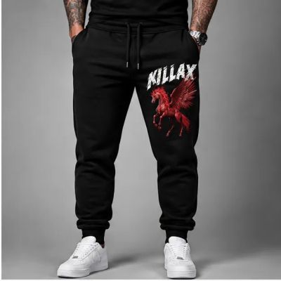 Pantaloni sport pentru bărbați / Pantaloni de trening - RED UNICORN